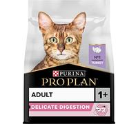 PURINA PRO PLAN Optidigest Delicate Croquettes pour Chat Adulte Dinde 1,5 kg (boîte de 6)