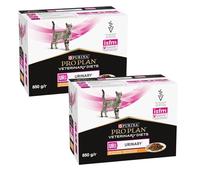 Purina PRO PLAN Régime Vétérinaire UR St/Ox Urinary Poulet | Pack Double | 2 x 10 x 85 g | Aliment diététique Complet pour Chats | pour Le Soutien des Voies urinaires