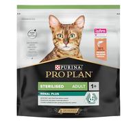 PURINA PRO PLAN | Renal Plus | Chat | Croquettes complètes pour Chat Adulte Stérilisé | Aide au maintien d'une fonction rénale saine et du système urinaire | au Saumon | Sac | Lot de 8 x 400 g