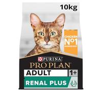 PURINA PRO PLAN | Renal Plus | Chat | Croquettes complètes pour Chat Adulte Stérilisé | Aide au maintien d'une fonction rénale saine et du système urinaire | Au Poulet | Sac | 10 Kg