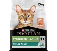 Purina Pro Plan Croquettes pour Chat Adulte Stérilisé Renal Plus Saumon – 10 kg