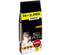 Purina Pro Plan Sac de croquettes pour Chiens Adultes de Taille Moyenne Aliment Sec Riche en Poulet avec Combinaison de nutriments Optibalance™