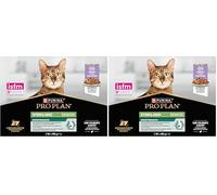 PURINA Pro Plan | Senior | Sterilised 7+ | Alimentation complète en Sauce pour Chat Senior Stérilisé (> 7 Ans) | pour Une Vie Plus Longue en Bonne santé | A la Dinde | Sachet | 10x85g (Lot de 2)