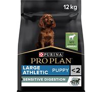 PURINA PRO PLAN | Sensitive Digestion | Croquettes complètes pour chiot de grande taille & corpulence athlétique | Favorise un système digestif sain | Riche en Agneau | Croquettes | Sac de 12kg