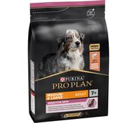 Purina Pro Plan Aliment Sec Pour Chien Medium&Large Adult 7+ Optiderma Peau Sensible Saumon 3kg