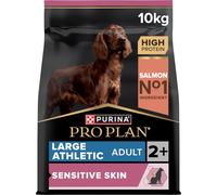 PURINA PRO PLAN | Sensitive Skin | Croquettes complètes pour Chiens de Taille Moyenne | Favorise Une Peau Saine et Un Pelage Brillant | Au Saumon | Croquettes | Sac | 10Kg