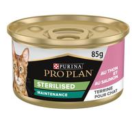 PURINA Pro Plan Sterilised Pate with salmon and tuna - de croquettes pour chat - 85 g