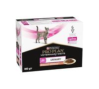 Purina Pro Plan UR Urinary Saumon | 10 x 85 g | Aliment diététique Complet pour Chats | Faible teneur en magnésium