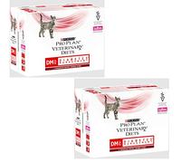 Purina Pro Plan Veterinary Diets DM Diabetes Management Boeuf | Double Pack | 2 x 10 x 85 g | Aliment diététique Complet pour Chats | pour la régulation de la glycémie