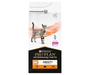 PURINA PRO PLAN Veterinary Diets Feline OM St/Ox Obesity Management 1,5 kg nourriture sèche pour chats dans le traitement du diabète et/ou de l'obésité