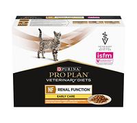 Purina Pro Plan Veterinary Diets NF Fonction Rénale Soin Précoce | Pack Double | 2 x 10 x 85 g | Aliment diététique Complet pour Chats Adultes | pour Le Soutien de la Fonction rénale