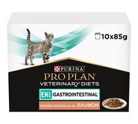 Purina Pro Plan Veterinay Diets EN pour Chat au saumon 10x85g