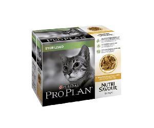Purina Proplan Nutri Savour Sterelised Chat Adulte Poulet Multi Sachets 10 x 85g