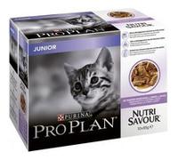 Purina Proplan Nutri Savour Chat Junior Dinde Multi Sachets 10 x 85g