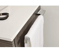 PURIS PZ11241 Porte-serviettes Chromé brillant Porte-serviette salle de bain Cuisine Montage sur le corps