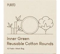 PURITO Inner Green Rondelles de coton réutilisables