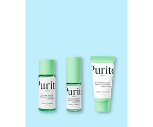 Purito Seoul Nouveau kit de soins pour le visage Wonder Releaf Centella Mini Kit Unscented - 30 ml, 15 ml, 15 ml