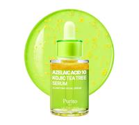 PURITO Sérum visage Acide azélaïque 10% + Acide kojique & Tea Tree, 30 ml