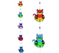 Purity Style Guirlande de 5 chats attrape-soleil attrape-lumière