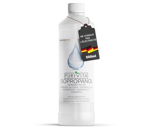 PURIVITA® Alcool Isopropylique 99,9% [500ML] - Isopropanol Alcohol - Alcool Menager & Desinfectant - Isopropyl Rubbing Alcohol 99% - Isopropil Dénaturé pour la Maison, l'industrie & l'électronique