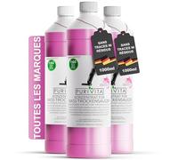 PURIVITA® Détergent concentré pour aspirateur laveur [3x1L] - Parfum de magnolia - Produit de nettoyage pour sols - Soin de lavage des sols, Détergent pour aspirateur à eau pour tous types de surfaces