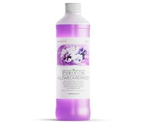 PURIVITA® Nettoyant Liquide Concentré Tout Usage [1L] - Universel Nettoyage Multi Surface - All Purpose Cleaner - Nettoyant Lavage Sol Parfumé Flora Professionnel - Nettoyants Ménagers Maison