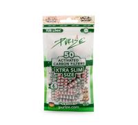 Purize Lot de 50 filtres à charbon actif XTRA Slim Size (XMAS)