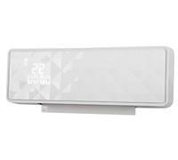 Chauffage céramique mural 2000 W, blanc, télécommande et minuterie, 3 modes de fonctionnement - Blanc
