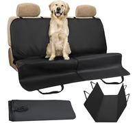 Purlov 23691 Couverture de protection de voiture pour chiens de taille moyenne et grande taille pour siège arrière, tapis de transport, pneus, semis d'arbre, sangles de fixation, étanche, universelle