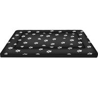 PURLOV 24862 Matelas pour chien XXL pour chiens de taille moyenne et grande, 100 x 70 cm, imperméable, thermorégulateur, rembourrage en mousse amovible, lavable, noir