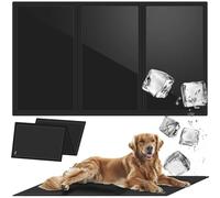 PURLOV 25536 Tapis rafraîchissant pour chiens et chats 110 x 70 cm - Tapis en gel auto-rafraîchissant - Accessoire pour chiots - Confort parfait en déplacement et à la maison - Accessoire pour chien