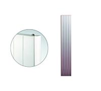 Purmo F28221800601130 décoratif Faro V type 22 F28221800601130 BH 1800 mm, BL 620 mm, raccordement central, blanc signalisation RAL 9016