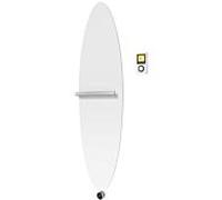 Purmo Figuresse Électrique - Badheizkörper FLUM013903900N0 1390 mm, BL 390 mm, 400 W, RAL 9016