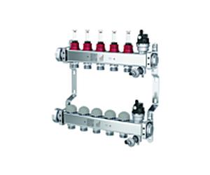 Purmo Heizkreisverteiler FF7MSSD064AKDB5 6 cercles, 403mm de long, 2000 ", Inox , dynamique