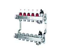 Purmo Heizkreisverteiler FF7MSSD084AKDB5 8 cercles, 503mm de long, 2000 ", Inox , dynamique