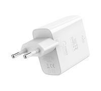 Puro - Adaptateur secteur - 32 Watt - 3 A - Fast Charge, PD - 2 connecteurs de sortie (USB-C, USB) - blanc