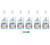 PURO AMORE Essenza Concentrata Bianco Latte Bucato e Pavimenti Lot de 6 parfums concentrés pour linge et sols 40 lavages 200 ml + porte-clés Beni Culinari