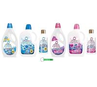 Puro Amore Rose + Blue Pack d'essai - Assouplissant liquide + détergent + parfum / 6 articles / 2 parfums différents + porte-clés Beni Culinari gratuit