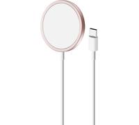 Puro Câble de charge magnétique USB-C Magsafe - chargeur sans fil à induction 15 W (rose)