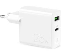 Puro Chargeur mural 25W Power Delivery Usb-A Usb-C - Blanc