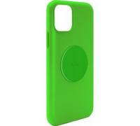 Coque - Puro - iPhone 11 - Soft touch - Plaque métallique - Verte Fluo