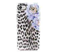 PURO Coque pour iPhone 6s / 7 / 8 / SE 2022 Série Glam Sweet Leopard Violet
