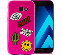Puro Couverture De TPU Patch-Mania + 5 Autocollant Protection pour Samsung