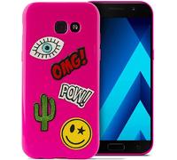 Puro Couverture De TPU Patch-Mania + 5 Étiquette Protection pour Samsung
