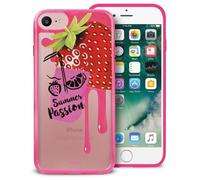 Puro Cristal Couverture Fraise Housse Rigide de Protection pour Apple IPHONE 7 8