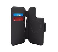 PURO Étui Folio MagSafe 2-en-1 pour iPhone 14 Pro / 13 Pro (Noir)