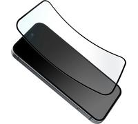 Puro Flexible Glass D3O Hybrid Glass with Black Frame pour Iphone 16 Pro Max