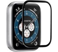 Puro Full Edge - Protection d'écran pour montre intelligente - bord à bord - verre - couleur de cadre noir - pour Apple Watch Hermès Series 9, SE 3,