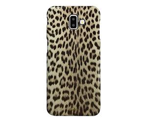 Puro Glam Coque Leopard pour Samsung J6+ Noir