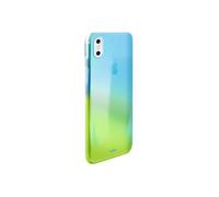 PURO Hologram Coque de protection pour téléphone portable polycarbonate transparent, bleu clair, iridescent
